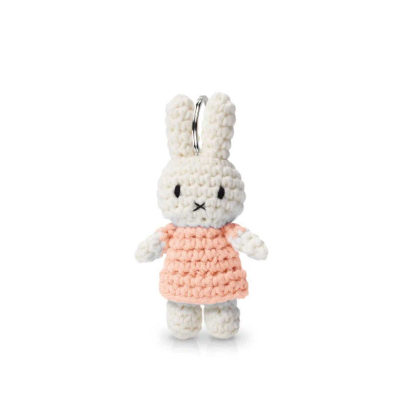 Just Dutch Miffy Keychain, Pink Dress