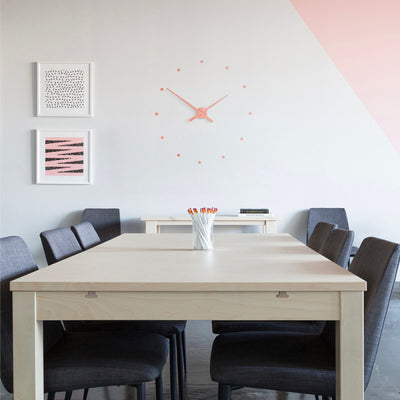 Nomon OJ wall clock, pink