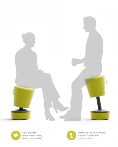 Profim Mickey ergonomic stool, medly 67054/grey