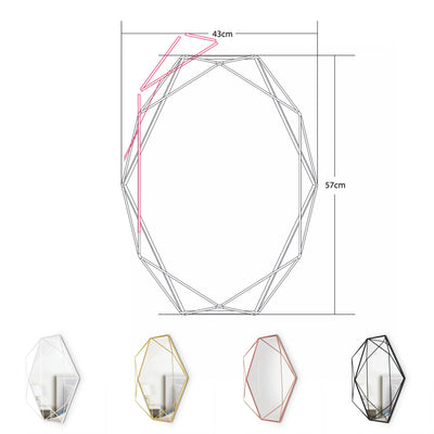 Umbra Prisma wall mirror, white