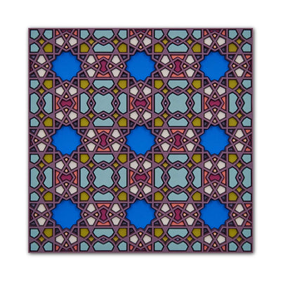 Images d'Orient Silicone Coaster, denia indigo (9x9 cm)