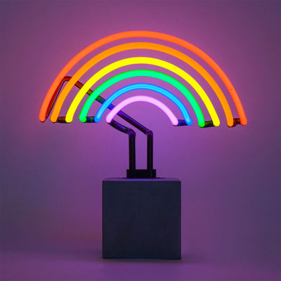 Locomocean Neon Table Lamp , Rainbow Sign