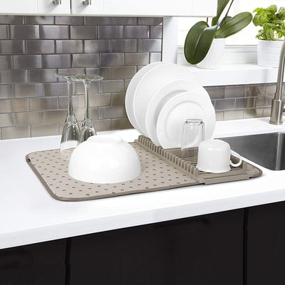 Umbra Udry Drying Mat, Latte Print (46X61 CM)