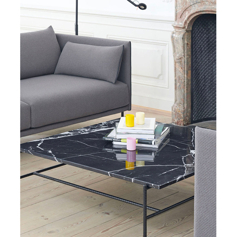 HAY Rebar Square Coffee Table, Black Marble (L80xW84 cm)