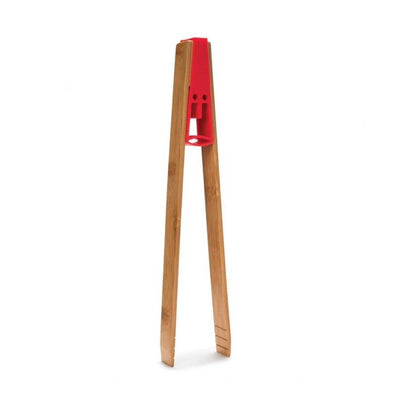 Monkey Business King Tony kitchen tongs, red