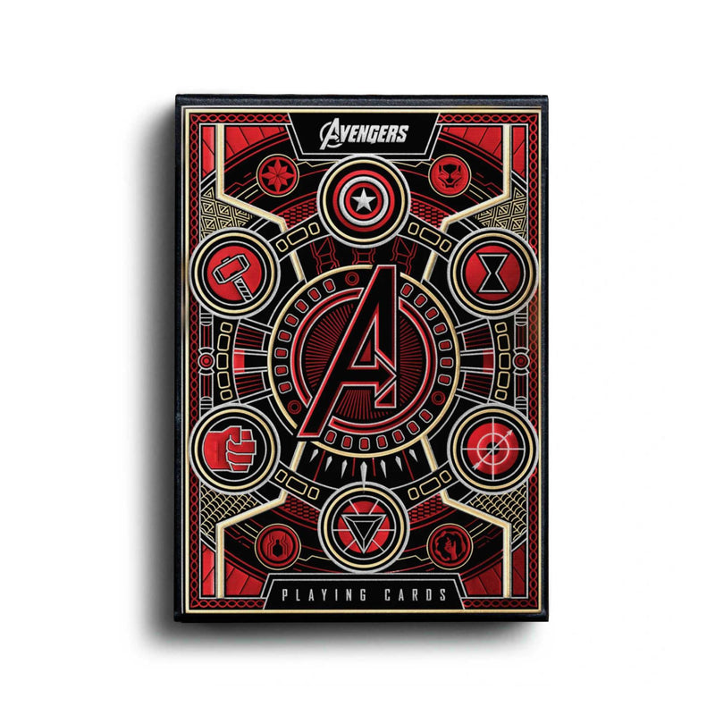 Marvel Studio Avengers: Infinity Saga Playing Cards, red