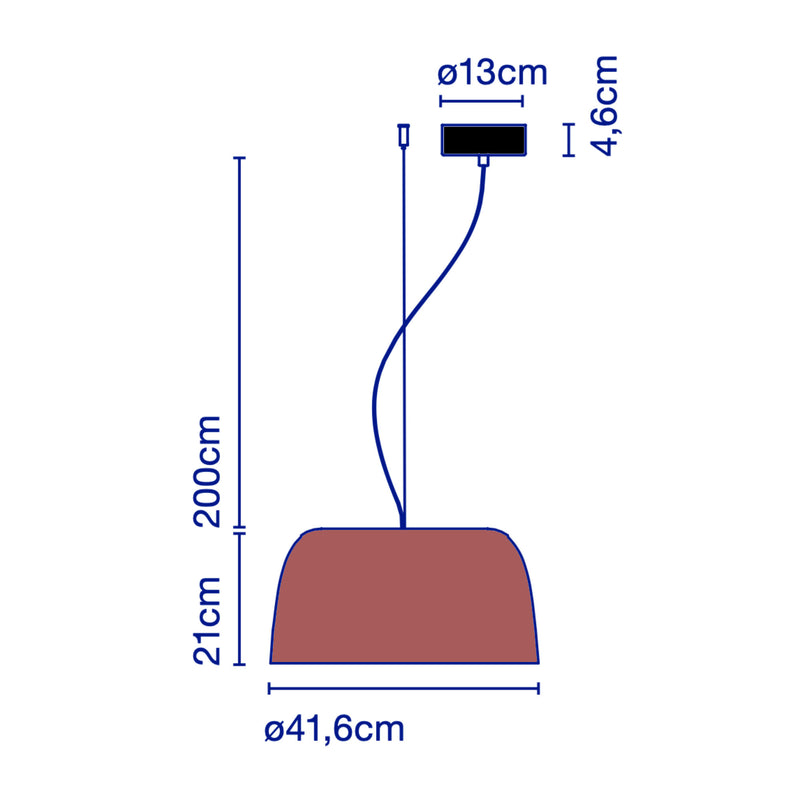 Marset Djembé 42.21 , Red