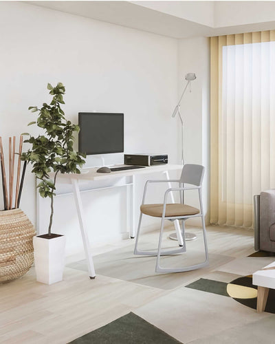 Kokuyo Cuna rocking chair, light grey