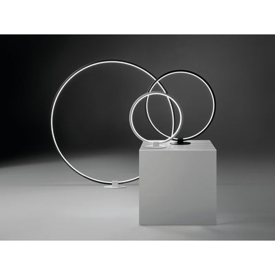 Egoluce Lancia Tonda Table Lamp Dia50 , Black