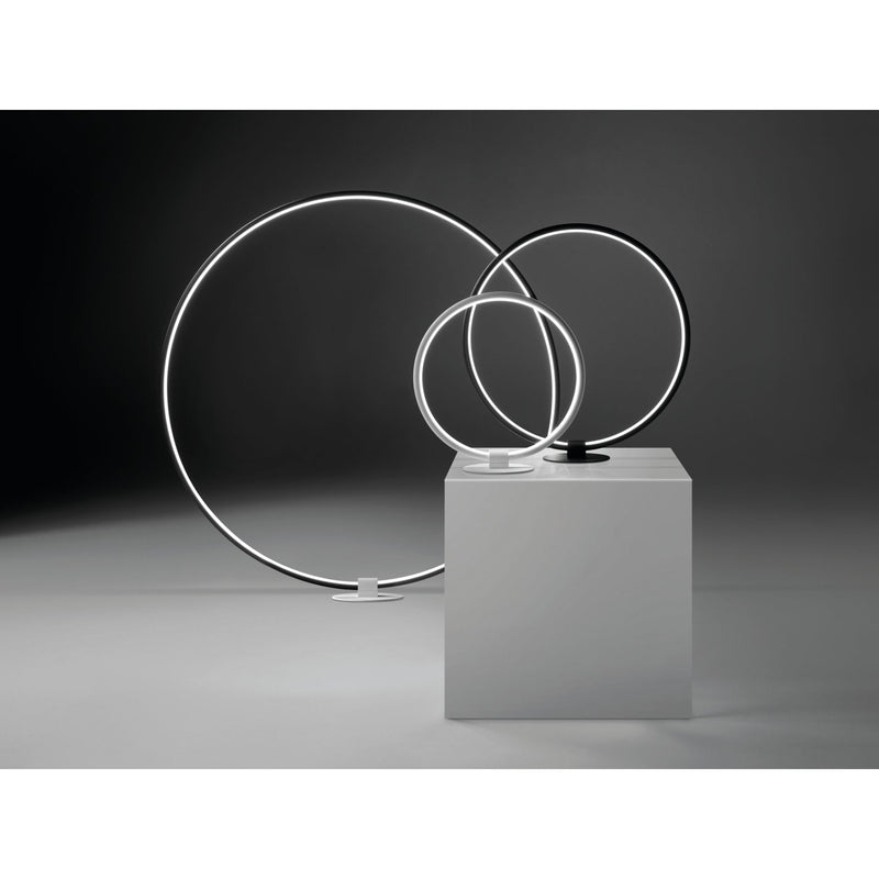 Egoluce Lancia Tonda Table Lamp Dia50 , Black