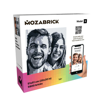 Mozabrick Mosaic wall art puzzle small (51x51 cm)