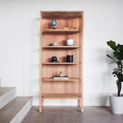 Andersen S20 Glass Cabinet , White Pigmented Oak