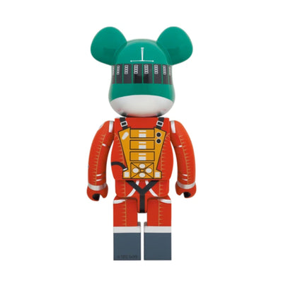 BE@RBRICK Space Suit Green Helmet & Orange Suit Ver. 1000%