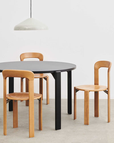 HAY Rey Dining table w. chairs for 4