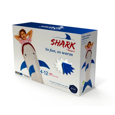 Kanguru Plaid Blanket for Kids, shark