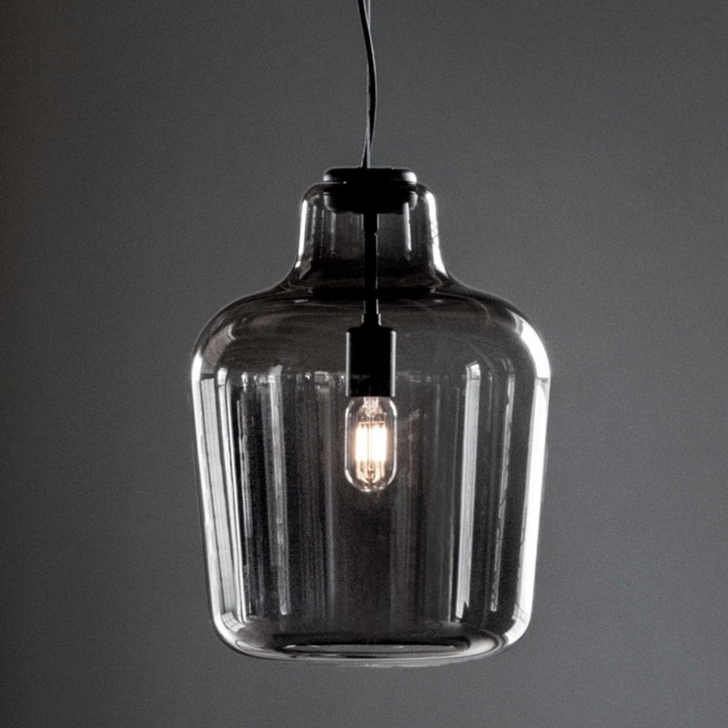 Northern Say My Name pendant lamp, smoked grey glossy