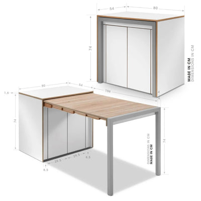 Alwin's Room&Board extendable table, white
