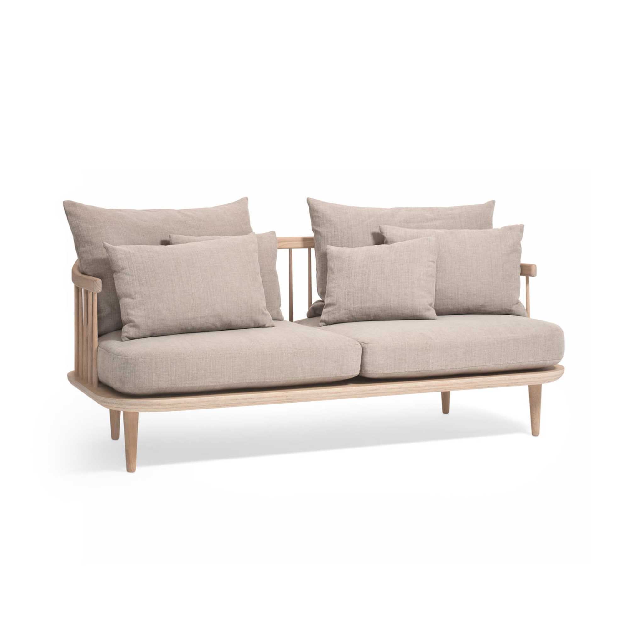 &Tradition SC2 Fly sofa, white oiled oak/hot madison 094