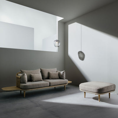 &Tradition SC3 Fly sofa, white oiled oak/hot madison 094