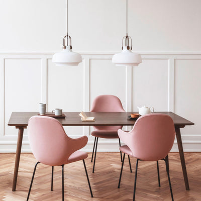 &Tradition SC6 Copenhagen pendant light, opal glass/bronzed brass