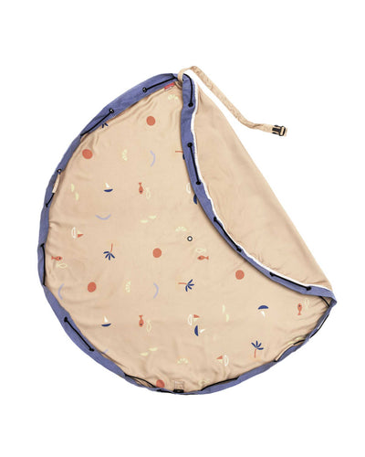 Play&Go OUTDOOR playmat and bag, sea (ø140cm)