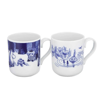 Moomin Tarina Pair Mug Set, indigo (set of 2)
