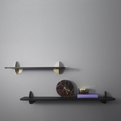 Aytm Aedes Shelf 50cm, black/gold