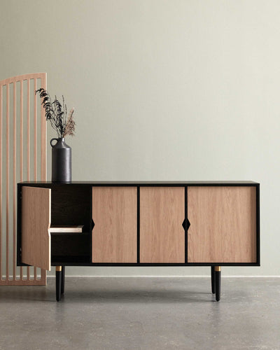 Andersen Unique sideboard, black/oak