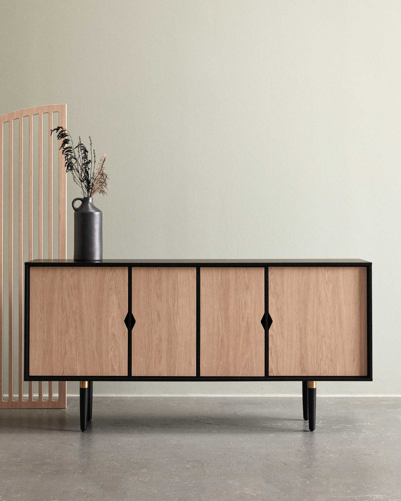 Andersen Unique sideboard, black/oak