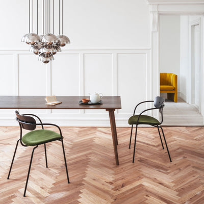 &Tradition SK6 In Between table, smoke stained oak (100x250 cm)