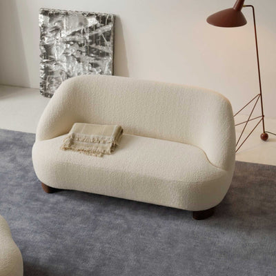 &Tradition LC3 Margas 2 seater sofa, Karakorum 001/oiled walnut