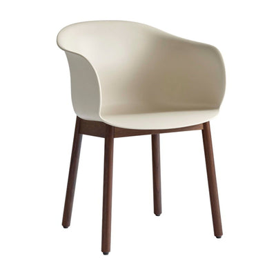 &Tradition JH30 Elefy Chair, Soft Beige/Walnut