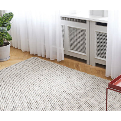 HAY Peas rug , soft grey (170x240 cm)