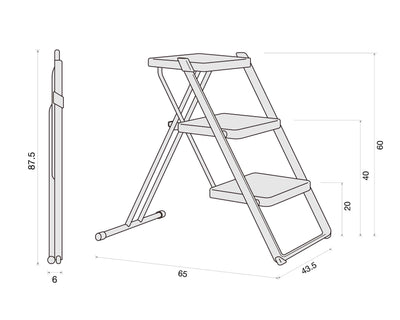 Magis Nuovastep 3 Steps, White