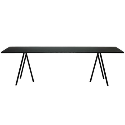 HAY Loop Stand Rectangular Table L200 x X92.5 , Black