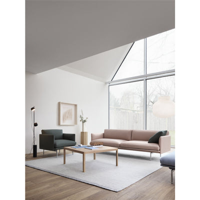 Muuto Workshop coffee table, oak (86x86 cm)