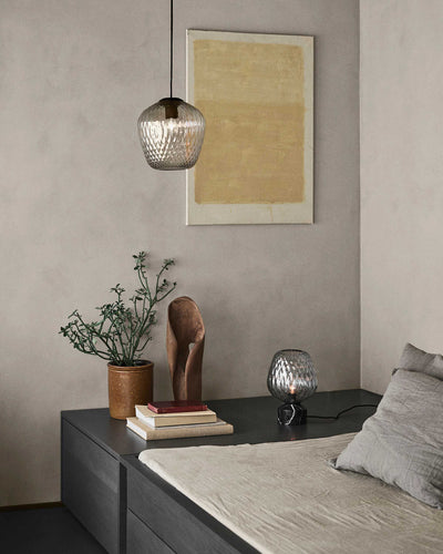 &Tradition Blown SW3 pendant, silver lustre