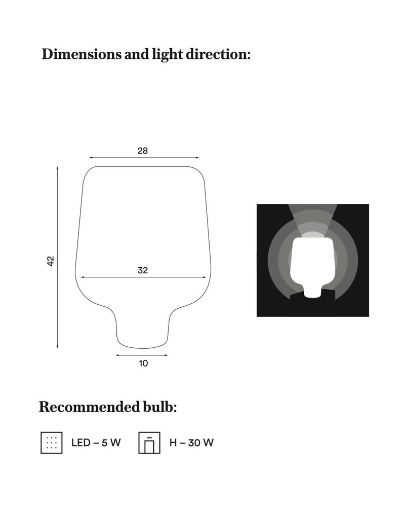 Northern Say My Name table lamp, smoked grey glossy
