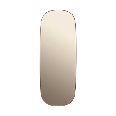 Muuto Framed mirror large 118x45, taupe/taupe glass
