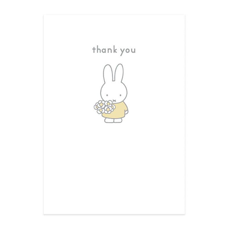 Hype Miffy message card, thank you