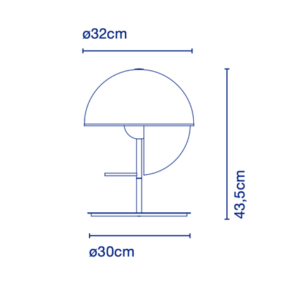 Marset Theia table lamp white
