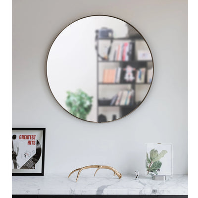 Umbra Hubba round wall mirror ø85, titanium