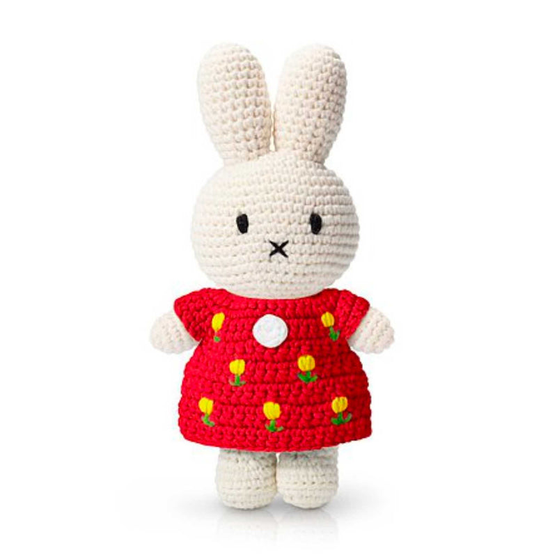 Just Dutch Miffy crochet, Red Tulip Dress