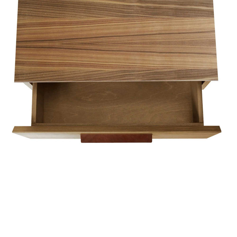 Blu Dot Shale bedside table, walnut