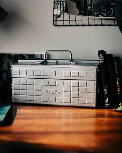 TOYO Steel Tool Box ST-350, Silver