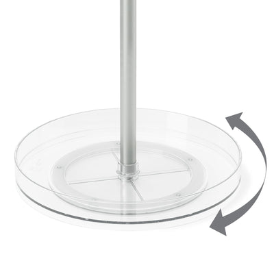 Umbra Pirouette Organizer , Clear/Nickel