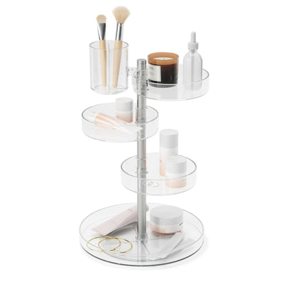 Umbra Pirouette Organizer , Clear/Nickel