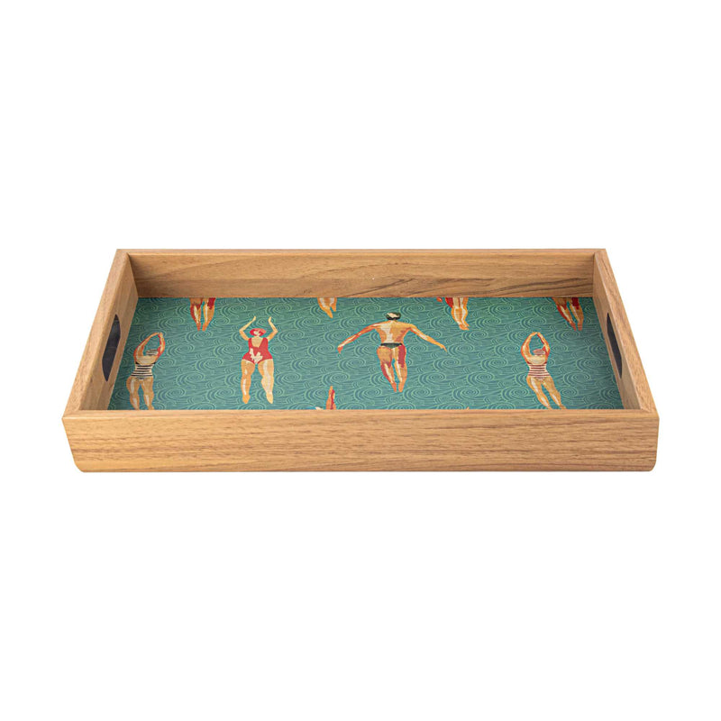 Manopoulos 'Swimmer' Wooden Tray