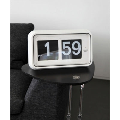 Twemco BQ-100 Jumbo Flip Clock, White