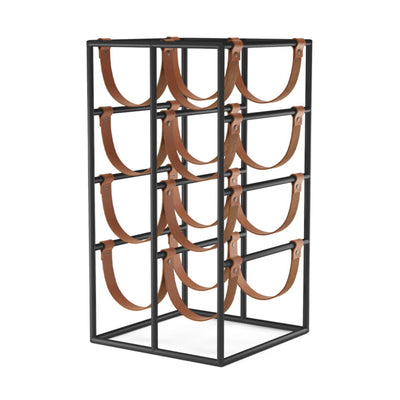 Audo Copenhagen Umanoff Wine Rack , Black/Cognac